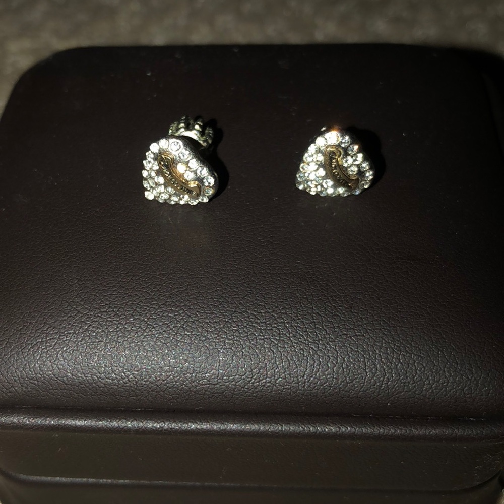 Juicy couture heart earrings